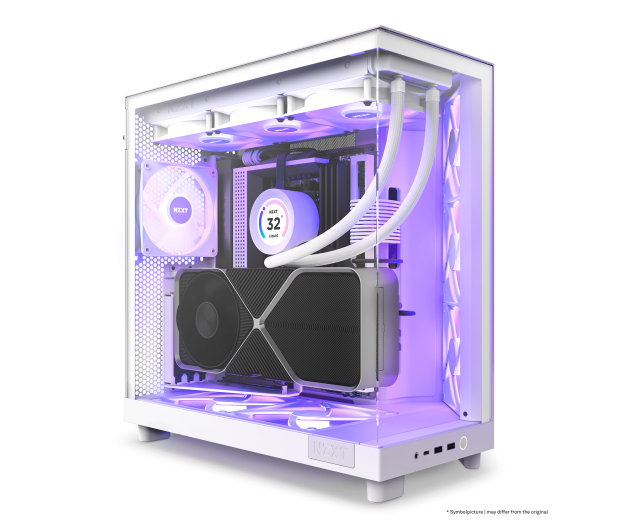 NZXT H6 FLOW RGB White - 1204482 - zdjęcie 4